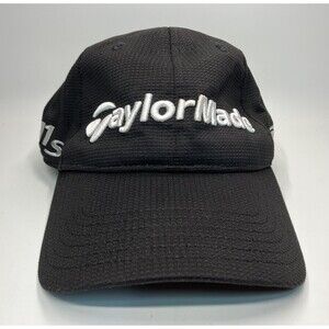 Taylormade RBZ R11S Golf Hat Strap Back Adjustable Black EUC